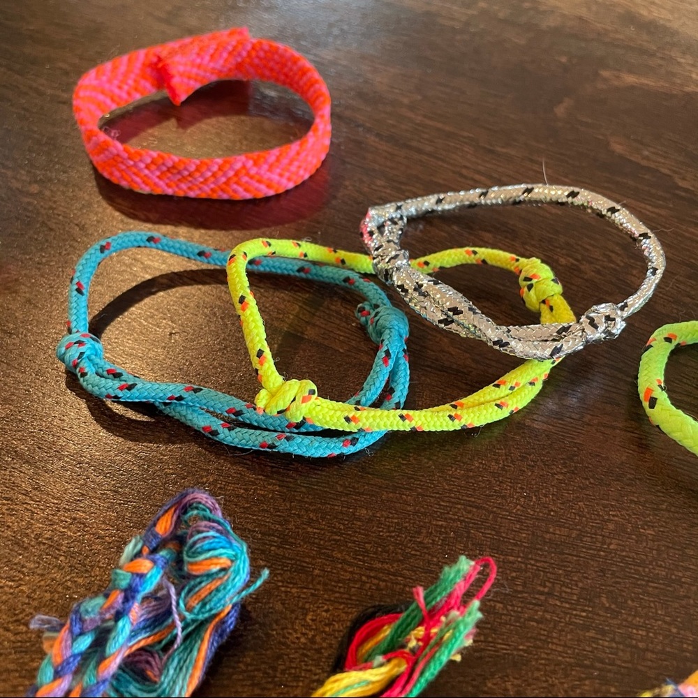 Collection of 90s Friendship Bracelets and Anklets - Picture 3 of 8